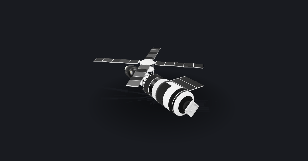 Rendered view of Skylab.